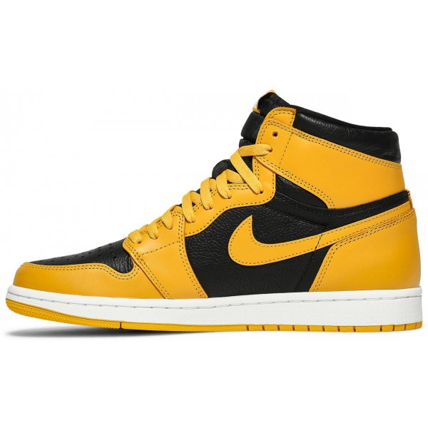 Jordans 1 High Retro OG 'Pollen'555088 701 Seeschaum/Heilorange/Weiß Jordan Damen/Herren