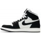 Jordans 1 Retro High GS 'Pure Platinum Black Pink'
 332148 015 Schwarz/Schwarz/Aktives Fuchsia Jordan Damen/Herren