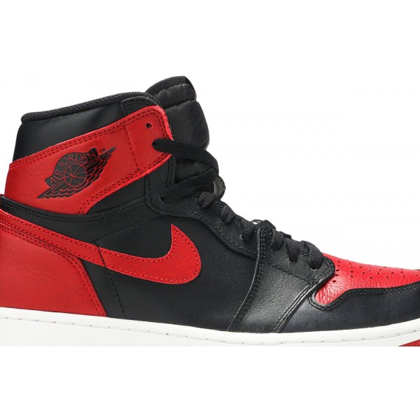 Jordans 1 Retro High OG Banned 2016555088 001 Weiß/Schwarz/Karminrote Tönung Jordan Damen/Herren