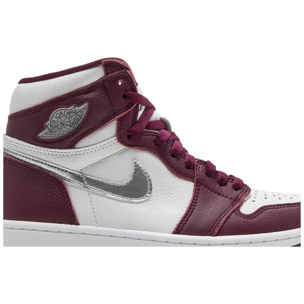 Jordans 1 Retro High OG 'Bordeaux'555088 611 Pollen/Schwarz/Weiß Jordan Damen/Herren