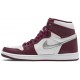 Jordans 1 Retro High OG 'Bordeaux'555088 611 Pollen/Schwarz/Weiß Jordan Damen/Herren