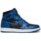 Jordans 1 Retro High OG Dark Marina Blue555088 404 Weiß/Gerichtslila Jordan Damen/Herren