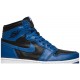 Jordans 1 Retro High OG Dark Marina Blue555088 404 Weiß/Gerichtslila Jordan Damen/Herren