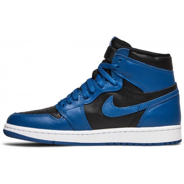 Jordans 1 Retro High OG Dark Marina Blue555088 404 Weiß/Gerichtslila Jordan Damen/Herren