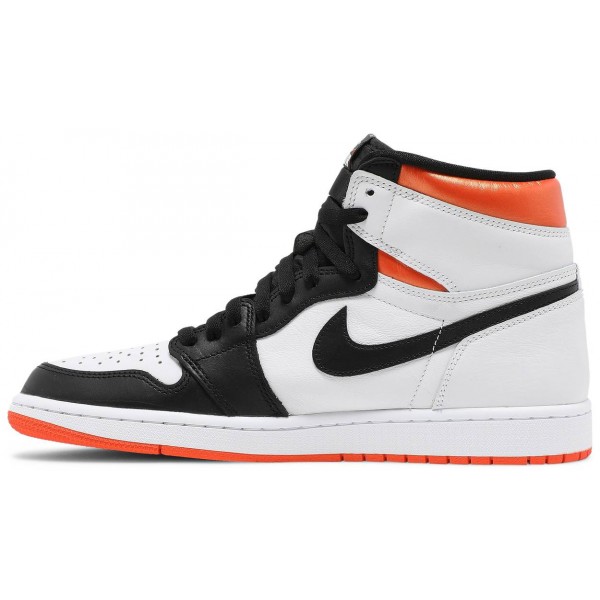 Jordans 1 Retro High OG 'Electro Orange'555088 180 Weiß/Mehrfarbig/Total Orange Jordan Damen/Herren