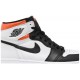 Jordans 1 Retro High OG 'Electro Orange'555088 180 Weiß/Mehrfarbig/Total Orange Jordan Damen/Herren