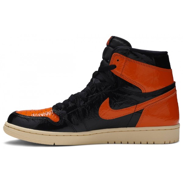 Jordans 1 Retro High OG Shattered Backboard 3.0555088 028 Weiß/Schwarz/Helles Rauchgrau/Unirot Jordan Damen/Herren