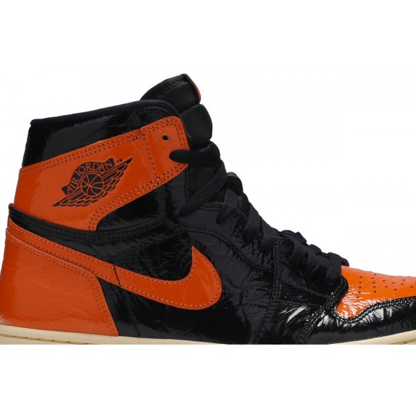 Jordans 1 Retro High OG Shattered Backboard 3.0555088 028 Weiß/Schwarz/Helles Rauchgrau/Unirot Jordan Damen/Herren