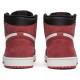 Jordans 1 Retro High OG Track Red
 555088 112 Schwarz/Weiß/Helles Rauchgrau Jordan Damen/Herren