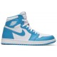 Jordans 1 Retro High OG UNC
 555088 117 Neutrales Grau/Weiß/Metallic-Silber Jordan Damen/Herren