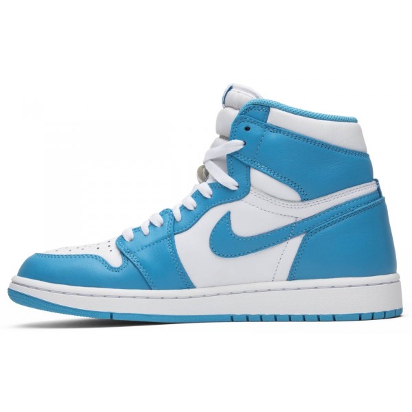 Jordans 1 Retro High OG UNC
 555088 117 Neutrales Grau/Weiß/Metallic-Silber Jordan Damen/Herren