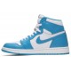 Jordans 1 Retro High OG UNC
 555088 117 Neutrales Grau/Weiß/Metallic-Silber Jordan Damen/Herren