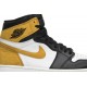 Jordans 1 Retro High OG Yellow Ochre
 555088 109 Weiß/Fichte Aura/Fichte Aura Jordan Damen/Herren