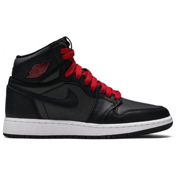 Jordans 1 Retro High OG BG Black Gym Red
 575441 060 Weiß/Weiß/Weiß Jordan Damen/Herren