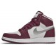 Jordans 1 Retro High OG GS Bordeaux
 575441 611 Schwarz/Weiß-Sail-Gym Red Jordan Damen/Herren