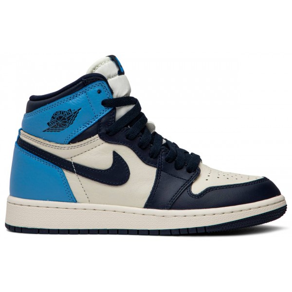 Jordans 1 Retro High OG GS 'Obsidian'
 575441 140 Turnhalle Rot/Weiß/Schwarz Jordan Damen/Herren