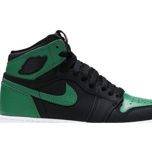 Jordans 1 Retro High OG GS 'Pine Green 2.0'
 575441 030 Segel/Obsidian/Universitätsblau Jordan Damen/Herren