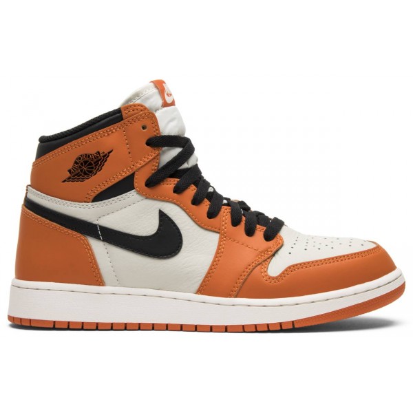 Jordans 1 Retro High OG GS Shattered Backboard Away
 575441 113 Schwarz/Weiß/Sehr Beere Jordan Damen/Herren