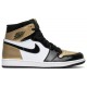 Jordans 1 Retro High OG NRG Gold Toe
 861428 007 Schwarz/Weiß/Helles Rauchgrau Jordan Damen/Herren