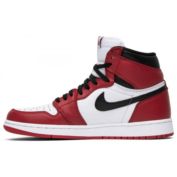 Jordans 1 Retro High OG NRG Homage to Home Chicago Exclusive
 AR9880 023 Weiß/Schwarz-Uni-Grün Jordan Damen/Herren