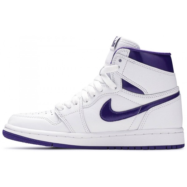 Jordans 1 Retro High OG PS 'Court Purple'
 CU0449 151 Schwarz/Seestern-Segel-Schwarz Jordan Damen/Herren