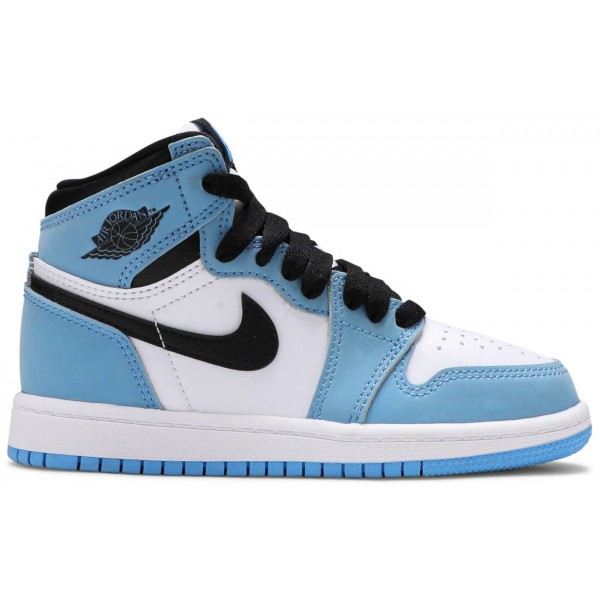 Jordans 1 Retro High OG PS 'University Blue'AQ2664 134 Schwarz/Sportrot/Weiß Jordan Damen/Herren