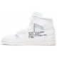 Off-White x Jordans 1 Retro High OG White 2018
 AQ0818 100 Gericht Lila/Schwarz/Weiß Jordan Damen/Herren