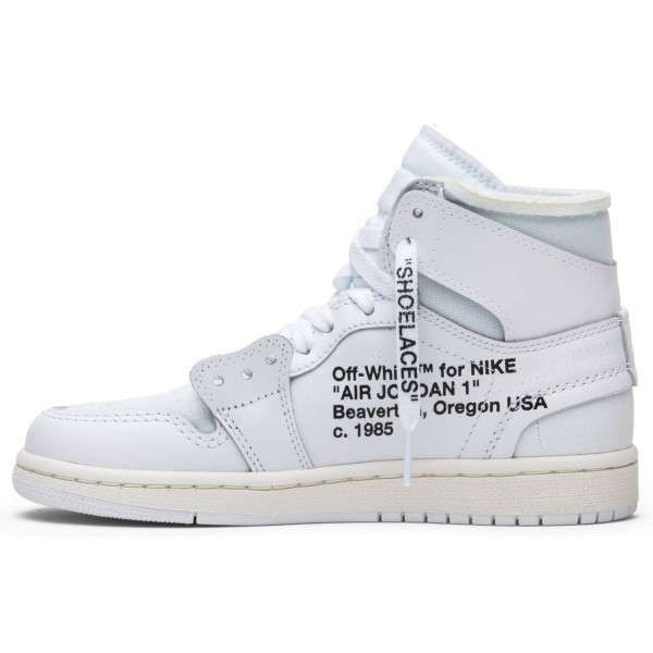 Off-White x Jordans 1 Retro High OG BG White 2018
 AQ8296 100 FARBE YSchwarz Jordan Damen/Herren