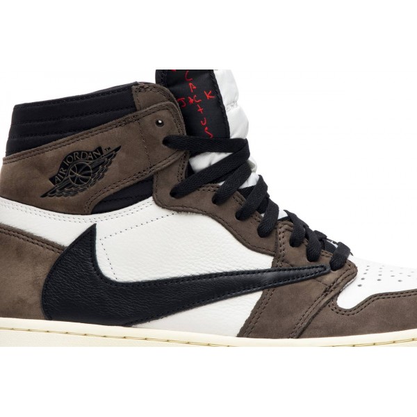 Travis Scott x Jordans 1 Retro High OG 'Mocha'CD4487 100 Mokka/Schwarz/Weiß Jordan Damen/Herren