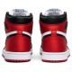 Jordans 1 Retro High 'Satin Black Toe'CD0461 016 Helles Rauchgrau/Schwarz/Weiß Jordan Damen