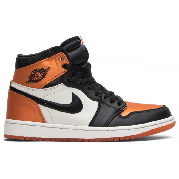 Jordans 1 Retro High OG 'Satin Shattered Backboard'
 AV3725 010 Turnhalle Rot/Schwarz/Weiß Jordan Damen