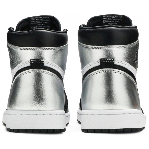 Jordans 1 Retro High OG Silver ToeCD0461 001 Seestern/Weiß/Schwarz Jordan Damen