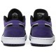 Jordans 1 Low Court Purple553558 500 Segel/heller Knochen/College-Grau/Schwarz Jordan Damen/Herren