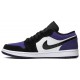 Jordans 1 Low Court Purple553558 500 Segel/heller Knochen/College-Grau/Schwarz Jordan Damen/Herren