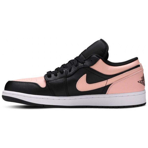 Jordans 1 Low Crimson Tint
 553558 034 Schwarz/Weiß/Universitätsblau Jordan Damen/Herren