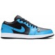 Jordans 1 Low Laser Blue
 553558 410 Midnight Navy/Weiß-Ember Glow-Metallic Silver Jordan Damen/Herren