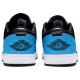 Jordans 1 Low Laser Blue
 553558 410 Midnight Navy/Weiß-Ember Glow-Metallic Silver Jordan Damen/Herren