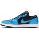 Jordans 1 Low Laser Blue
 553558 410 Midnight Navy/Weiß-Ember Glow-Metallic Silver Jordan Damen/Herren