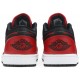 Jordans 1 Low Reverse Bred553558 606 Schwarz/Uni Rot-Weiß Jordan Damen/Herren