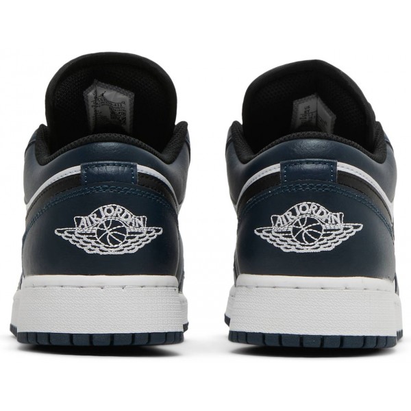 Jordans 1 Low GS 'Armory Navy'
 553560 411 Schwarz/Sportrot/Weiß Jordan Damen/Herren