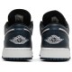 Jordans 1 Low GS 'Armory Navy'
 553560 411 Schwarz/Sportrot/Weiß Jordan Damen/Herren