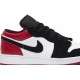 Jordans 1 Low GS 'Black Toe'
 553560 116 Schwarz Rot Jordan Damen/Herren