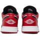 Jordans 1 Low GS 'Bred Toe'553560 612 Schwarz/Universitätsrot/Schwarz/Weiß Jordan Damen/Herren