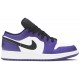 Jordans 1 Low GS 'Court Purple'
 553560 500 Weiß/Universitätsblau/Obsidian Jordan Damen/Herren