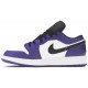 Jordans 1 Low GS 'Court Purple'
 553560 500 Weiß/Universitätsblau/Obsidian Jordan Damen/Herren