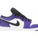 Jordans 1 Low GS 'Court Purple'
 553560 500 Weiß/Universitätsblau/Obsidian Jordan Damen/Herren