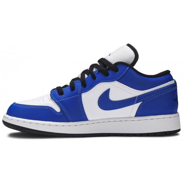 Jordans 1 Low GS 'Game Royal'
 553560 124 Schwarz/Mittelgrau-Segel Jordan Damen/Herren