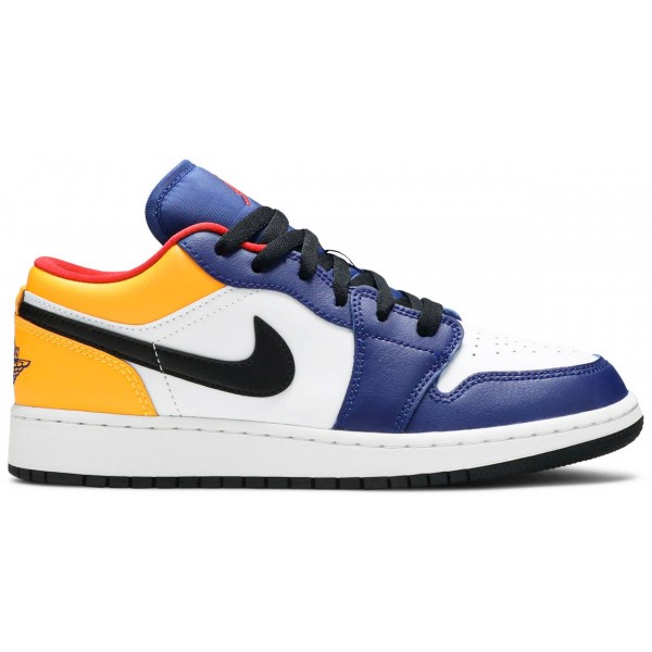 Jordans 1 Low GS Royal Yellow
 553560 123 WEISS/VARSITY ROT-WEISS Jordan Damen/Herren