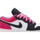 Jordans 1 Low SE GS 'Black Active Fuchsia'
 CT1564 005 Edles Rot/Weiß/Schwarz Jordan Damen/Herren