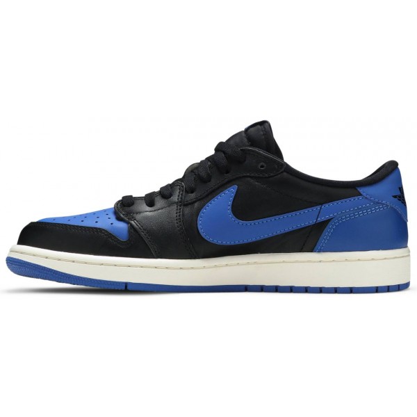 Jordans 1 Retro Low OG 'Royal'
 705329 004 Schwarz/Sehr Beere/Weiß Jordan Damen/Herren